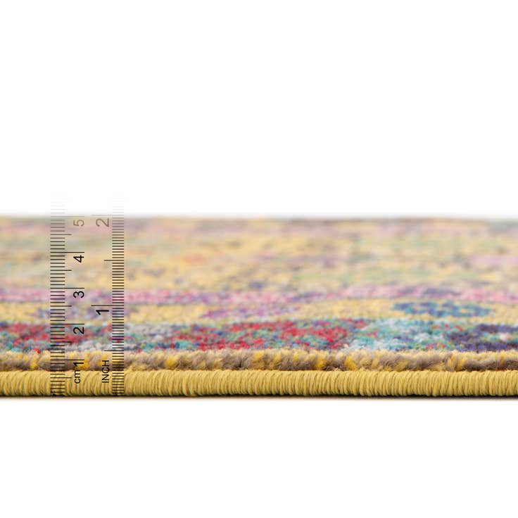 Detail image of 2' 7 x 10' Washable Fleur Runner Rug