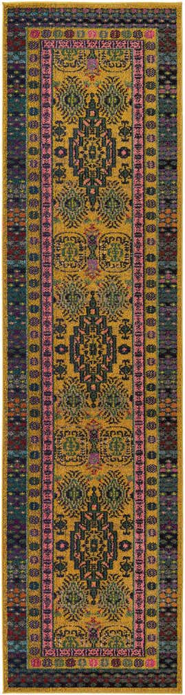 2' 7 x 10' Washable Fleur Runner Rug