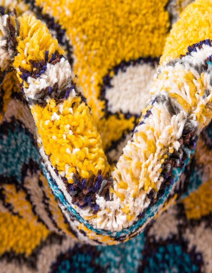 Detail image of 2' 2 x 6' 7 Washable Hyacinth Runner Rug