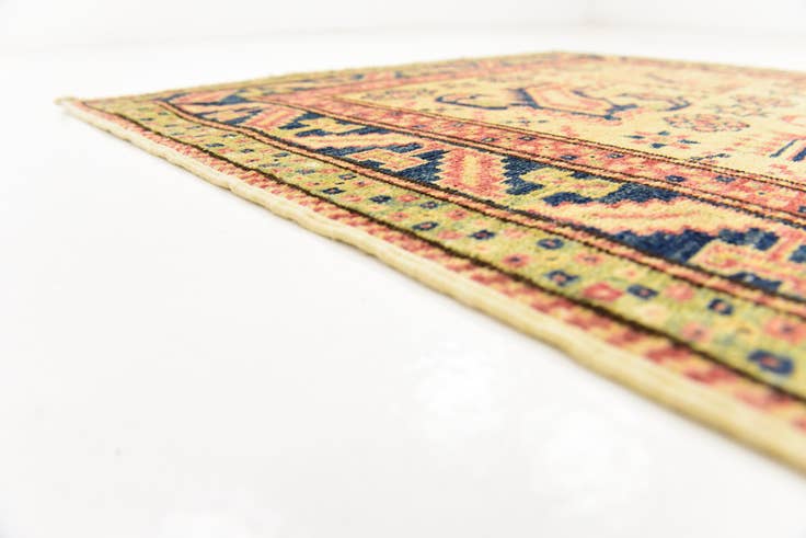Detail image of 2' 8 x 9' 8 Hand Knotted Kazak Runner Rug