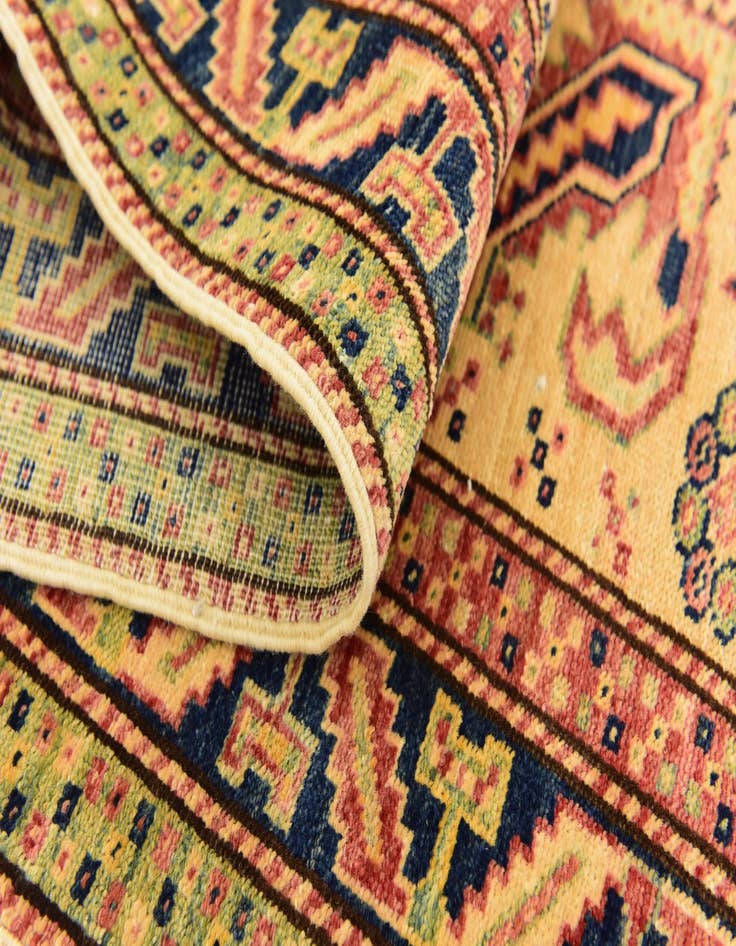 Detail image of 2' 8 x 9' 8  Hand Knotted Kazak Runner Rug