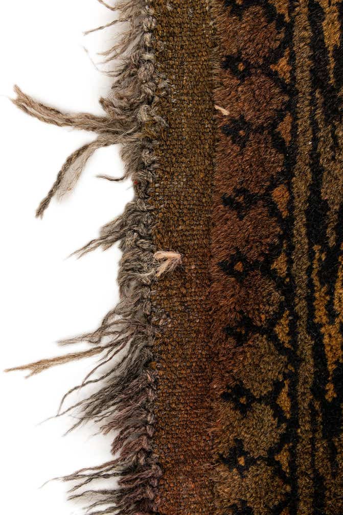 3' x 9' Hand Knotted Khal Mohammadi Wool Runner Rug