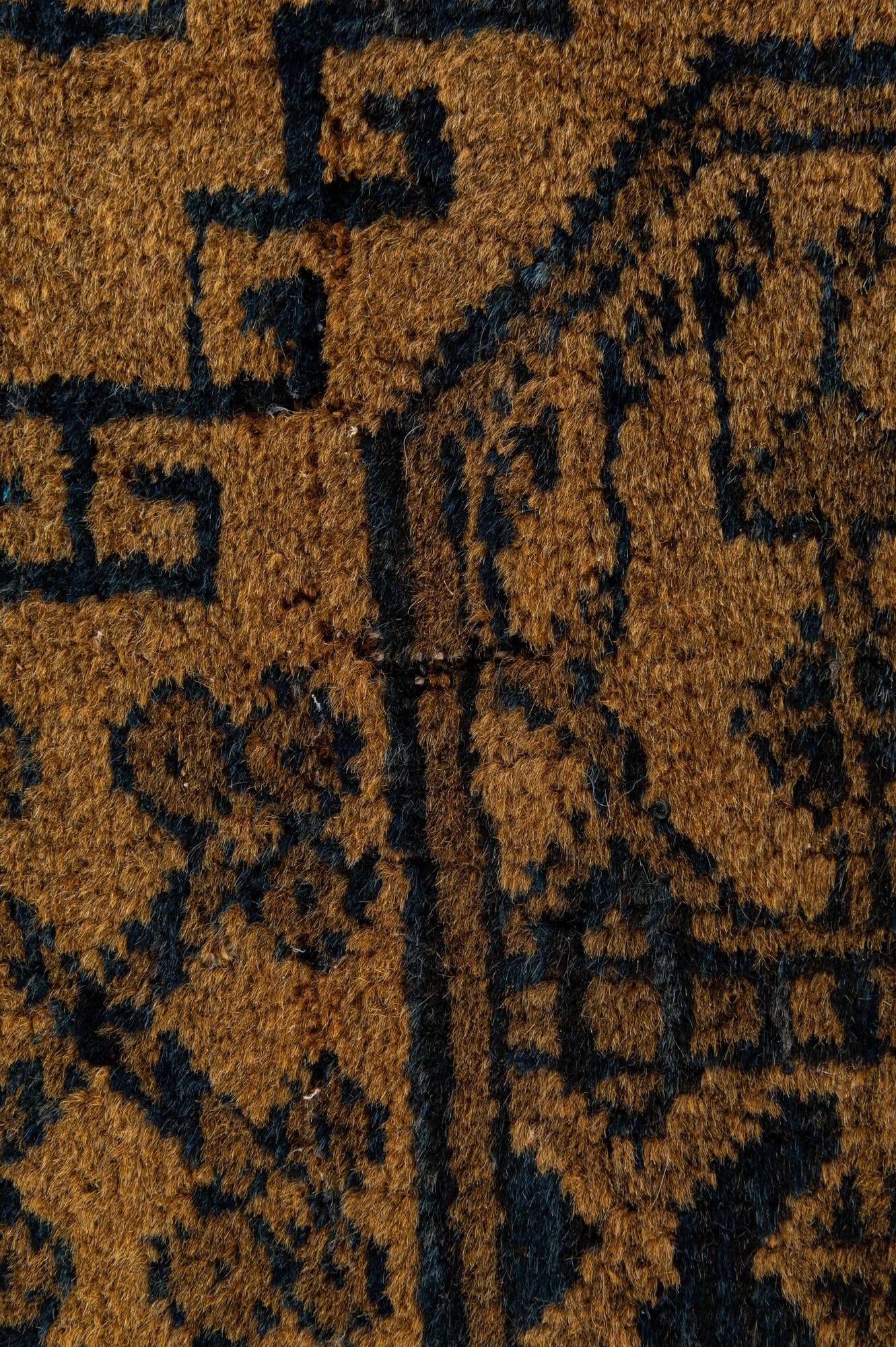 3' x 9' Hand Knotted Khal Mohammadi Wool Runner Rug