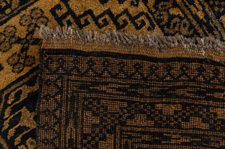 3' x 9' Hand Knotted Khal Mohammadi Wool Runner Rug