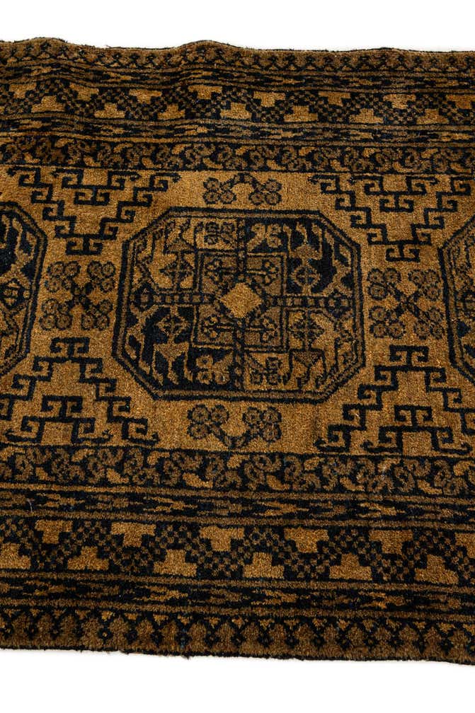 3' x 9' Hand Knotted Khal Mohammadi Wool Runner Rug