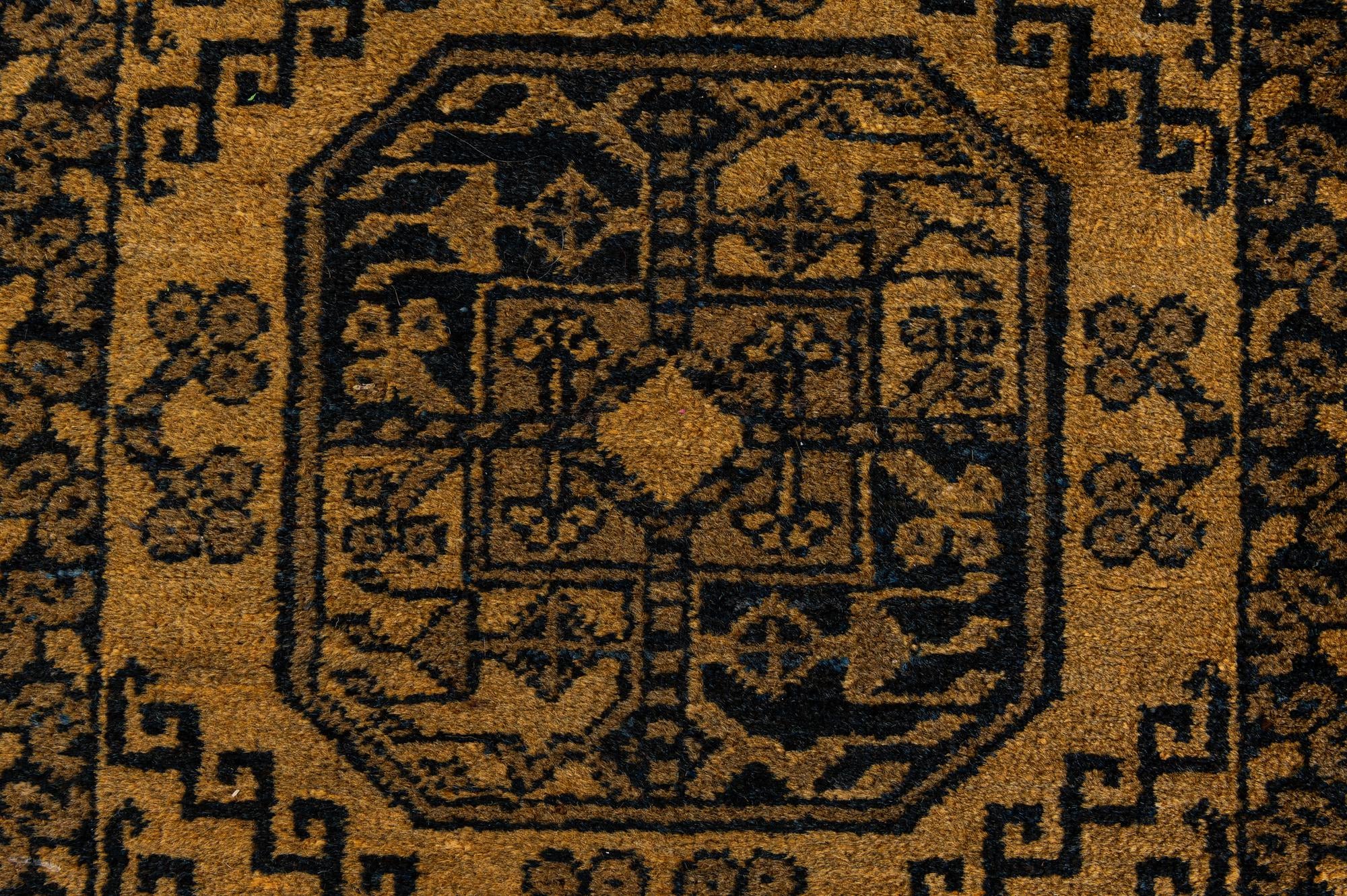 3' x 9' Hand Knotted Khal Mohammadi Wool Runner Rug