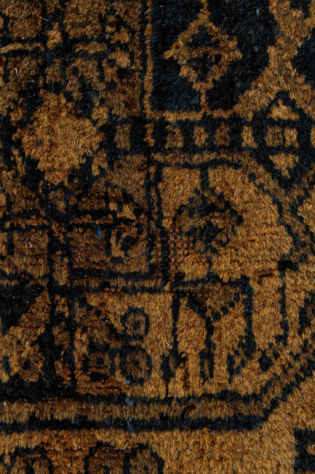 3' x 9' Hand Knotted Khal Mohammadi Wool Runner Rug