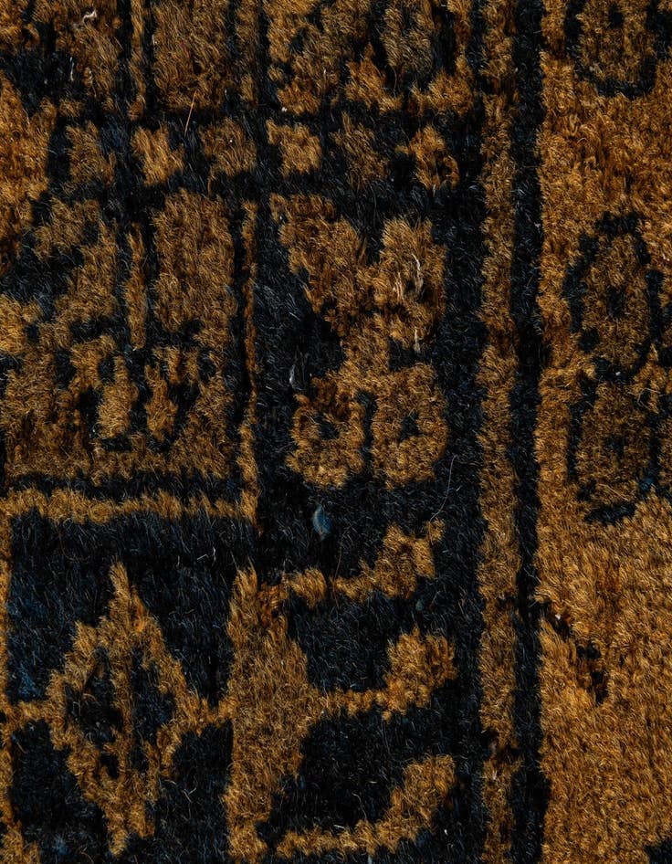 Detail image of 3' x 9'  Hand Knotted Khal Mohammadi Wool Runner Rug