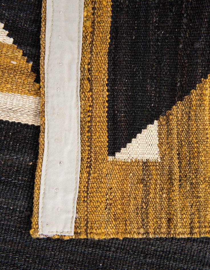 Detail image of 2' 10 x 10'  Hand Woven Kilim Modern Wool Runner Rug