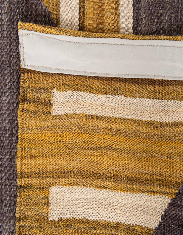 Detail image of 2' 8 x 11' 2  Hand Woven Kilim Modern Wool Runner Rug