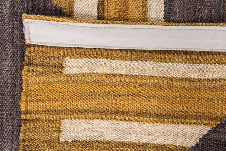 2' 8 x 11' 2 Hand Woven Kilim Modern Wool Runner Rug