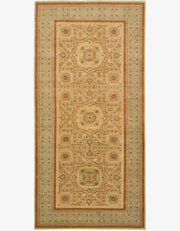6' 10 x 14' Hand Knotted Mamluk Ziegler Oriental Runner Rug