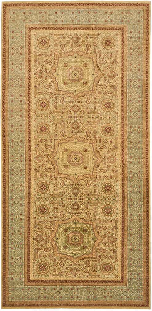 6' 10 x 14' Hand Knotted Mamluk Ziegler Oriental Runner Rug