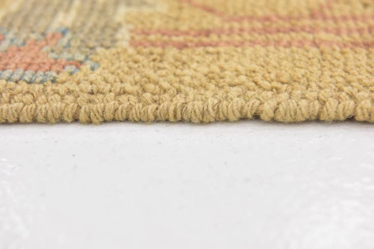 Detail image of 4' 5 x 8' 2 Hand Knotted Oushak Wool Runner Rug