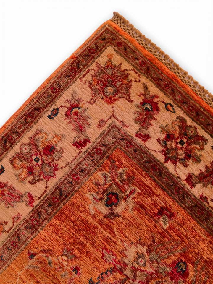 2' 9 x 10' 2 Hand Knotted Peshawar Ziegler Runner Rug