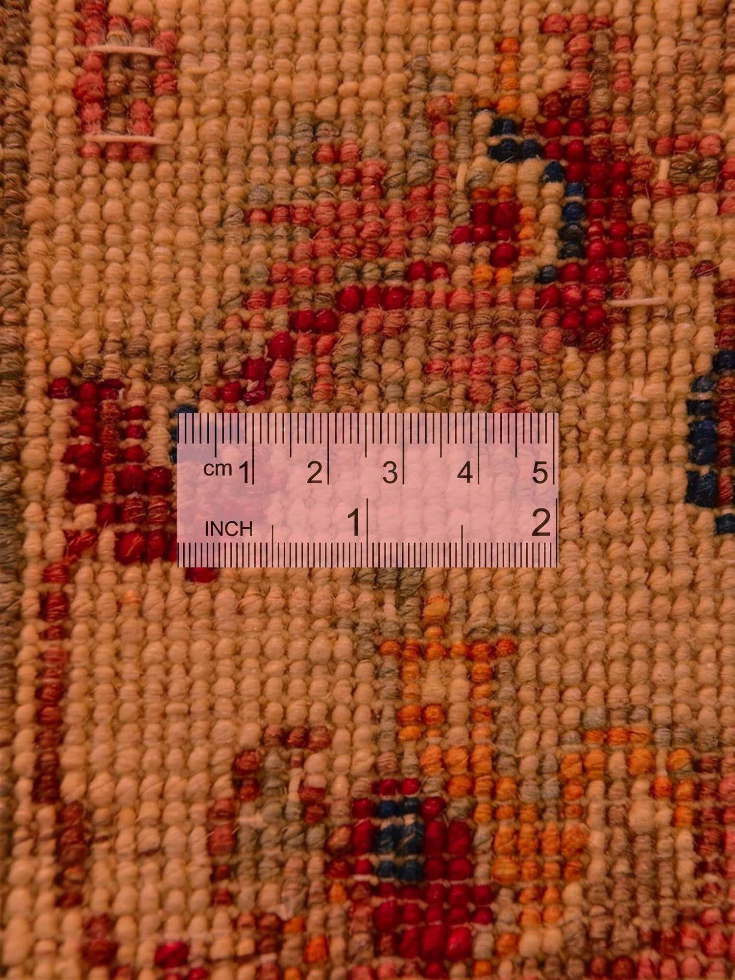 2' 9 x 10' 2 Hand Knotted Peshawar Ziegler Runner Rug