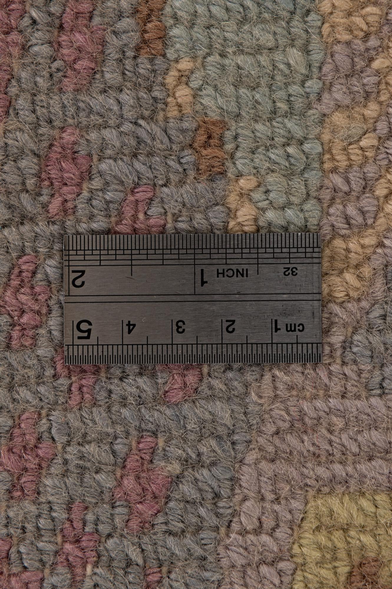 6' 7 x 6' 7 Hand Knotted Tibet Wool Square Rug
