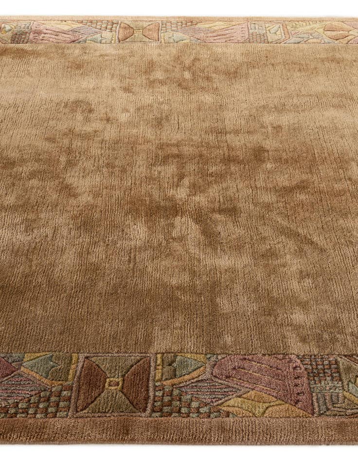 Detail image of 6' 7 x 6' 7  Hand Knotted Tibet Wool Square Rug