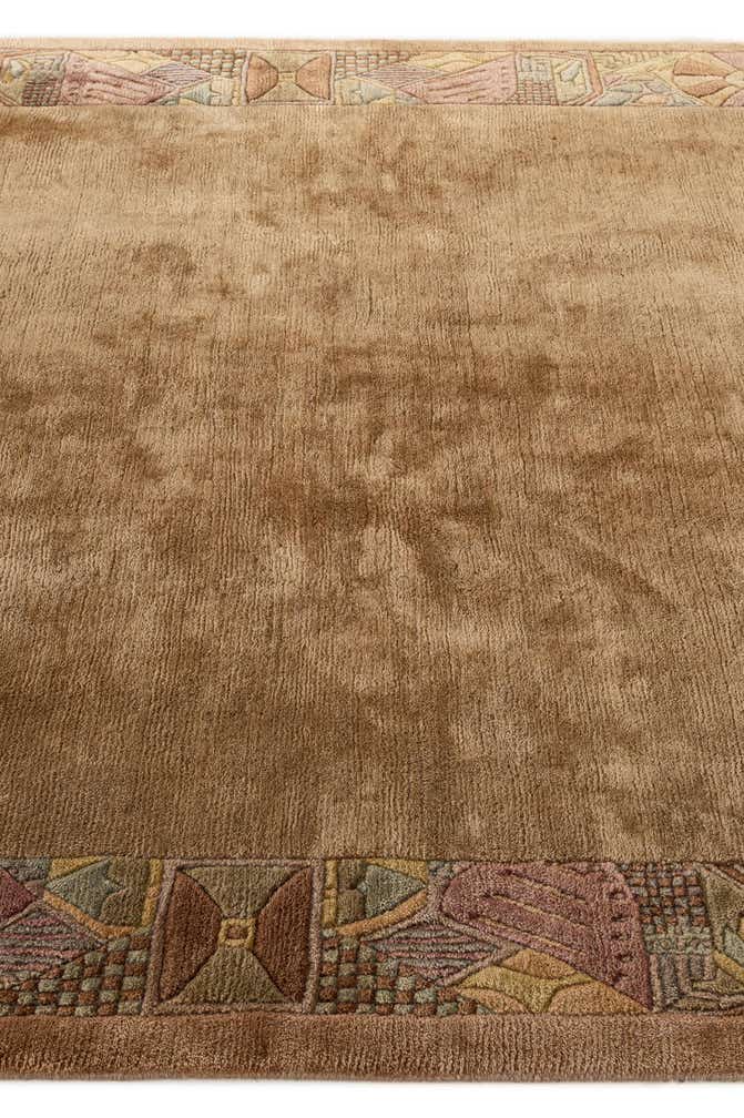 6' 7 x 6' 7 Hand Knotted Tibet Wool Square Rug