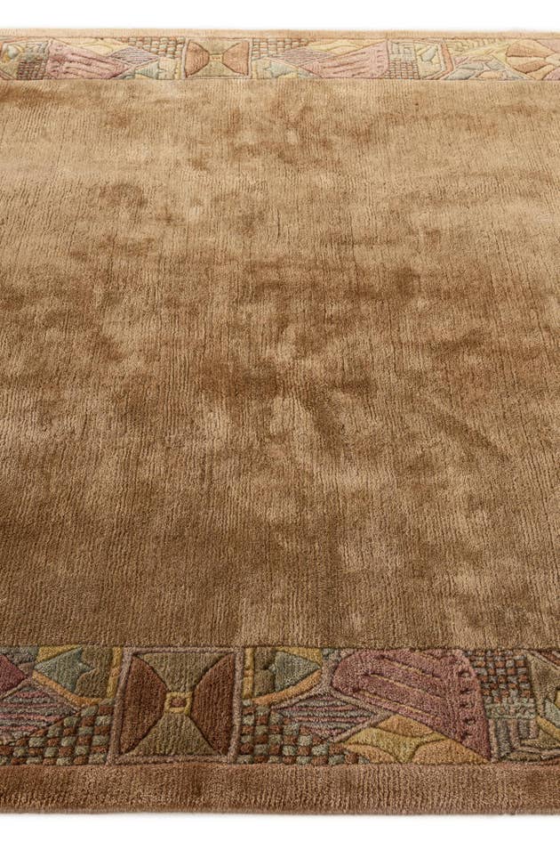 Detail image of 6' 7 x 6' 7 Hand Knotted Tibet Wool Square Rug
