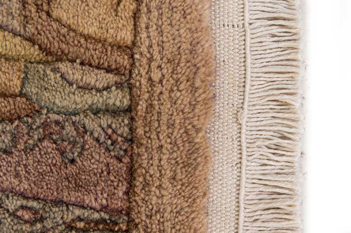 6' 7 x 6' 7 Hand Knotted Tibet Wool Square Rug