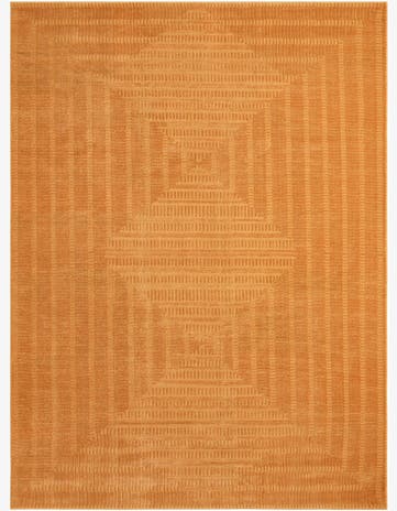 Goldenrod Glow Textura Designer Rug