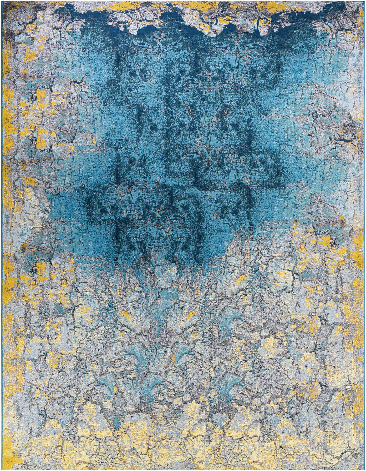 10' x 14' Easy-Clean Modern Indoor / Outdoor Rug