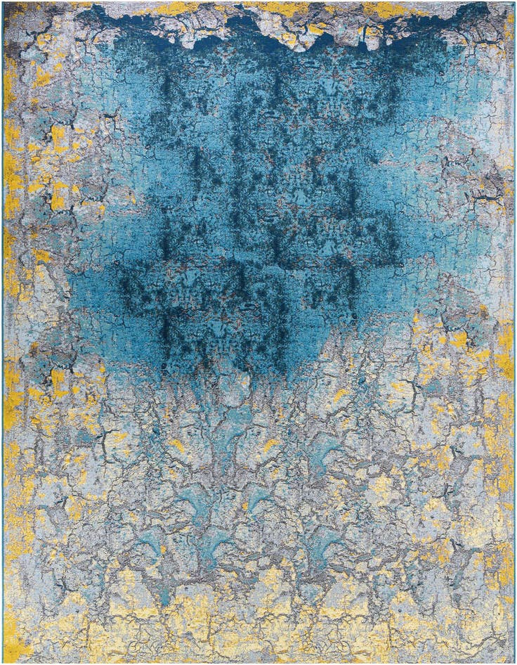 Detail image of 10' x 14' Easy-Clean Modern Indoor / Outdoor Rug
