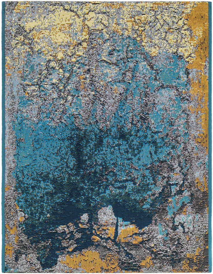 Detail image of 2' x 3' Easy-Clean Modern Indoor / Outdoor Rug