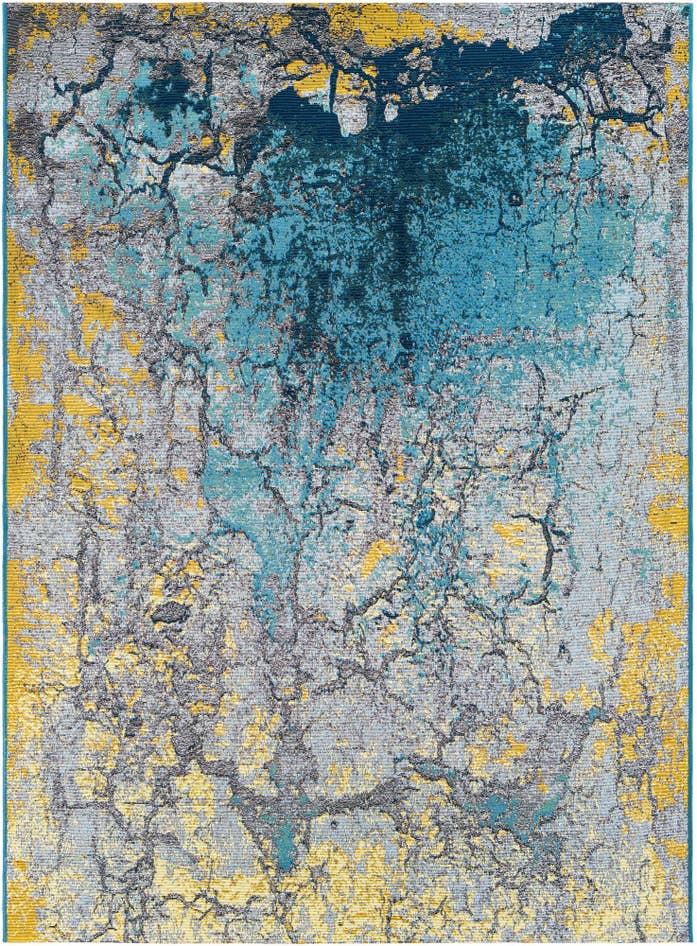 Detail image of 5' x 7' Easy-Clean Modern Indoor / Outdoor Rug