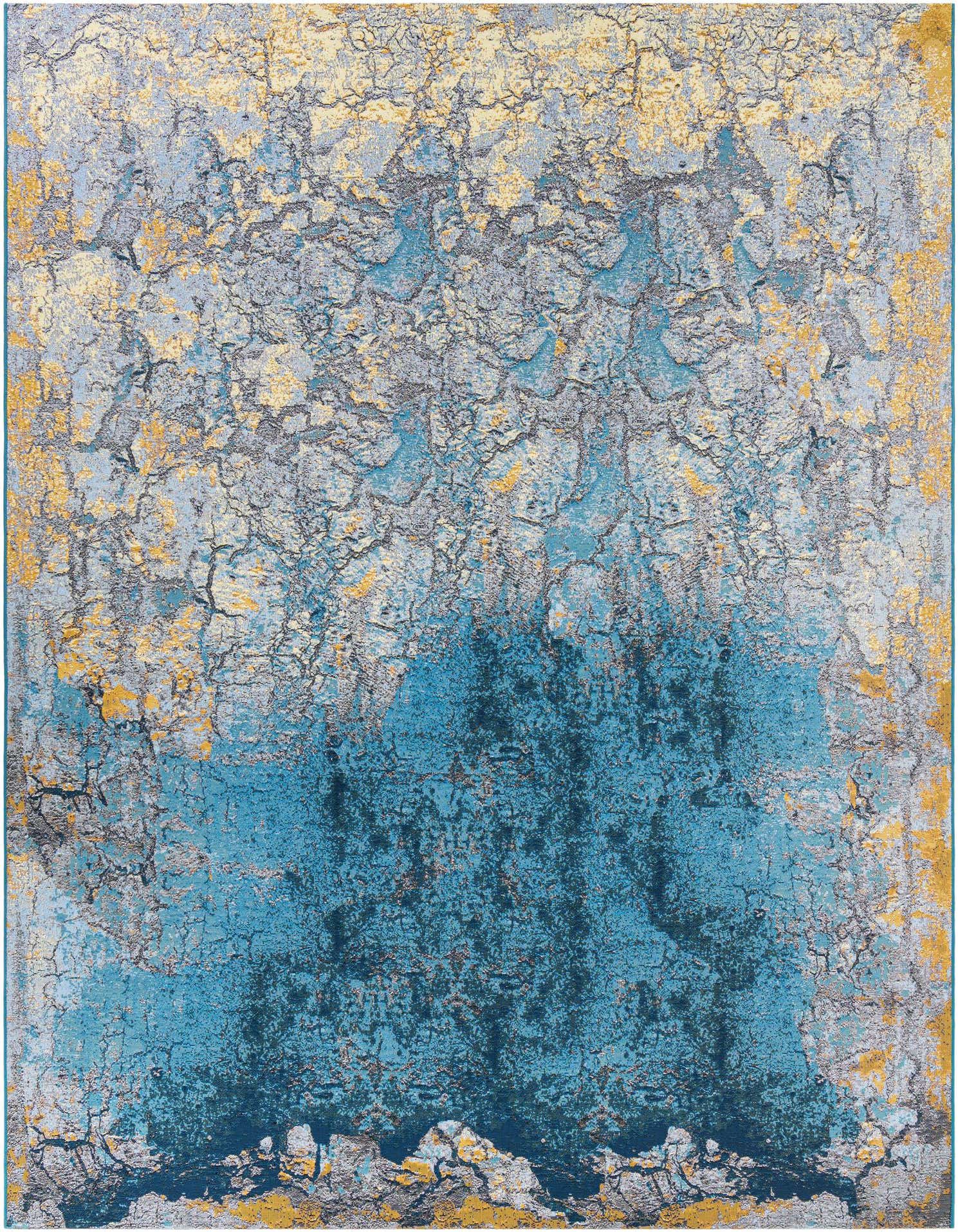 9' x 12' Easy-Clean Modern Indoor / Outdoor Rug