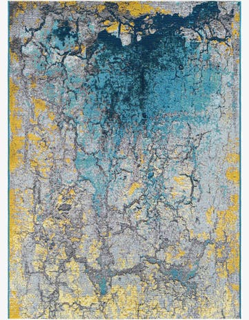 5' x 7' Easy-Clean Modern Indoor / Outdoor Rug