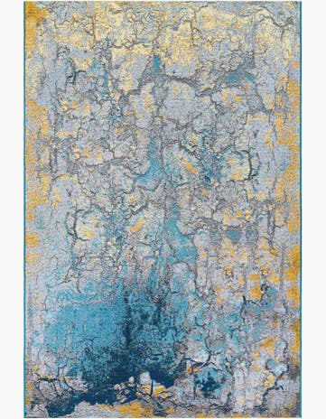 6' x 9' Easy-Clean Modern Indoor / Outdoor Rug