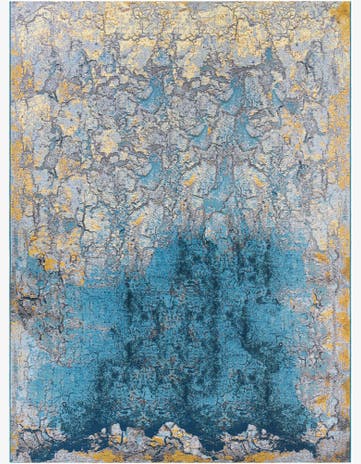 9' x 12' Easy-Clean Modern Indoor / Outdoor Rug