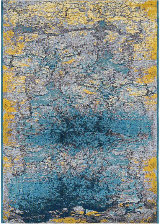 2' 7 x 10' Easy-Clean Modern Indoor / Outdoor Runner Rug