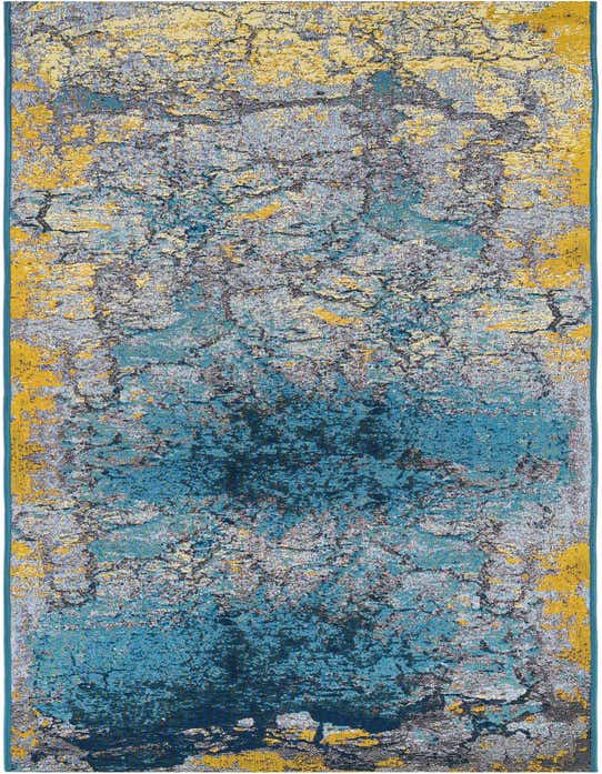 2' 7 x 10' Easy-Clean Modern Indoor / Outdoor Runner Rug