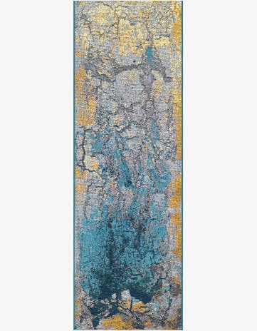 2' x 6' Easy-Clean Modern Indoor / Outdoor Runner Rug