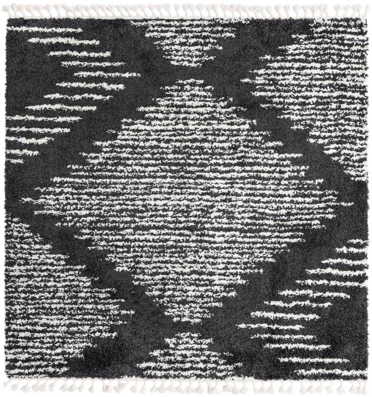 Detail image of 7' 10 x 7' 10 Serenity Shag Square Rug