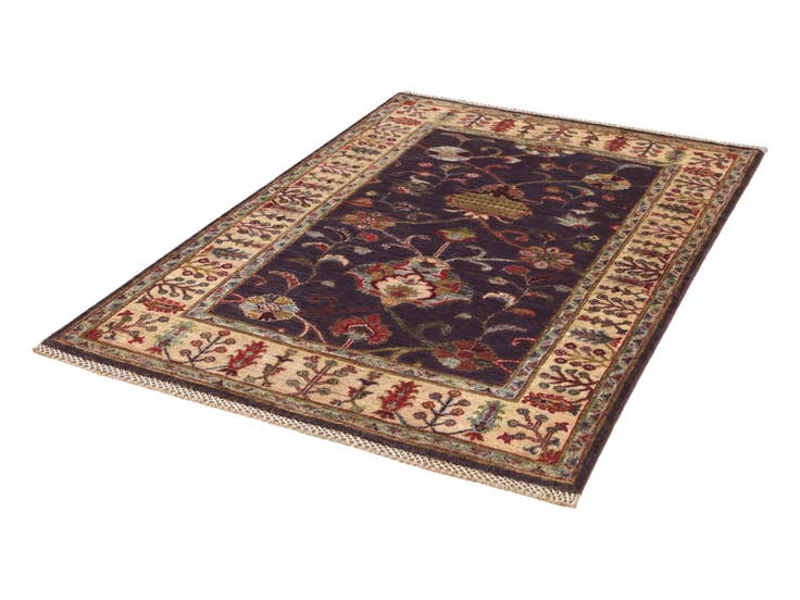 Detail image of 3' 4 x 4' 11 Hand Knotted Ariana Ziegler Rug