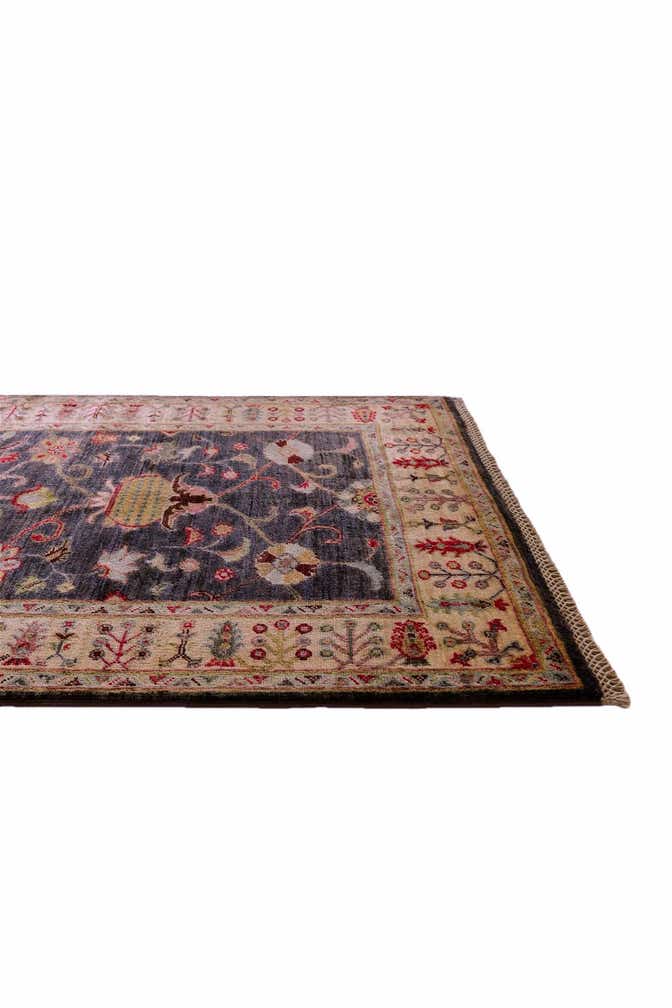 3' 4 x 4' 11 Hand Knotted Ariana Ziegler Rug