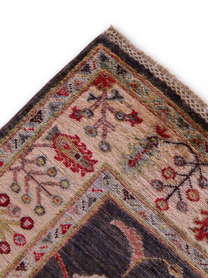 3' 4 x 4' 11 Hand Knotted Ariana Ziegler Rug