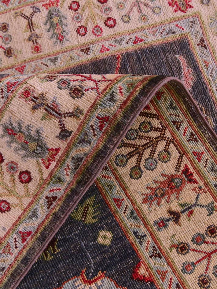 Detail image of 3' 4 x 4' 11 Hand Knotted Ariana Ziegler Rug
