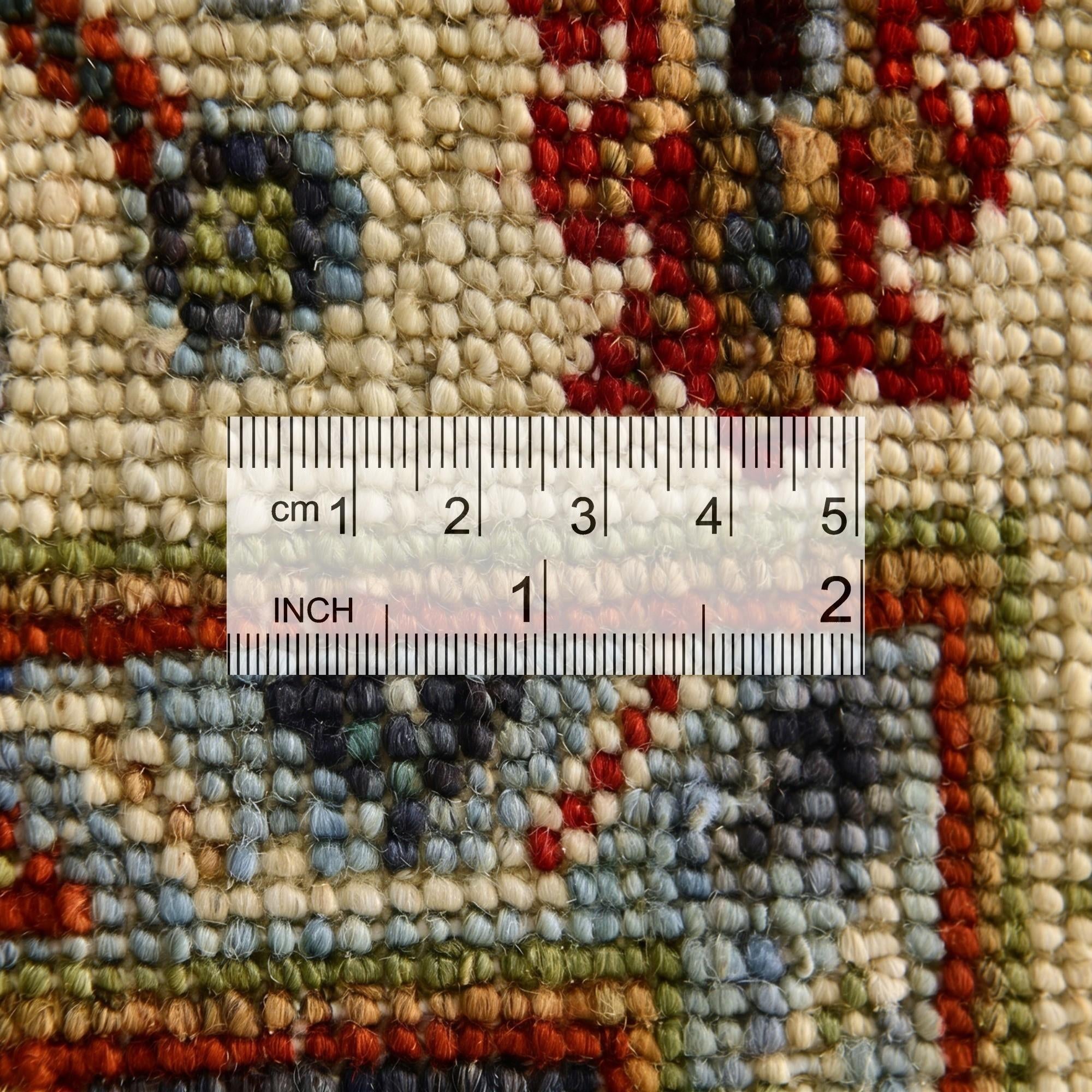 3' 4 x 4' 11 Hand Knotted Ariana Ziegler Rug