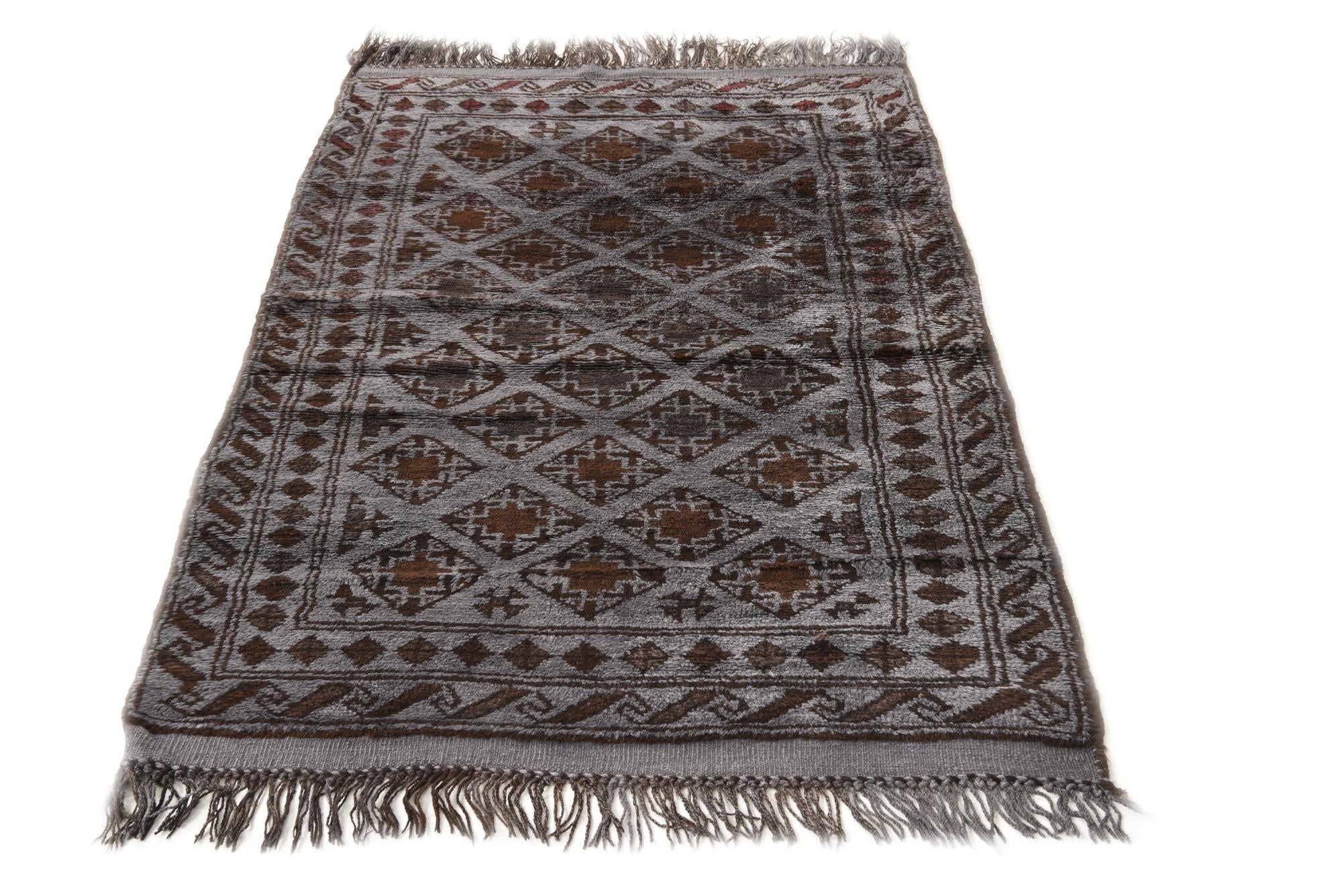 3' 2 x 5' 6 Hand Knotted Balouch Wool Rug