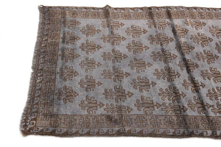 3' x 4' 3 Hand Knotted Balouch Wool Rug