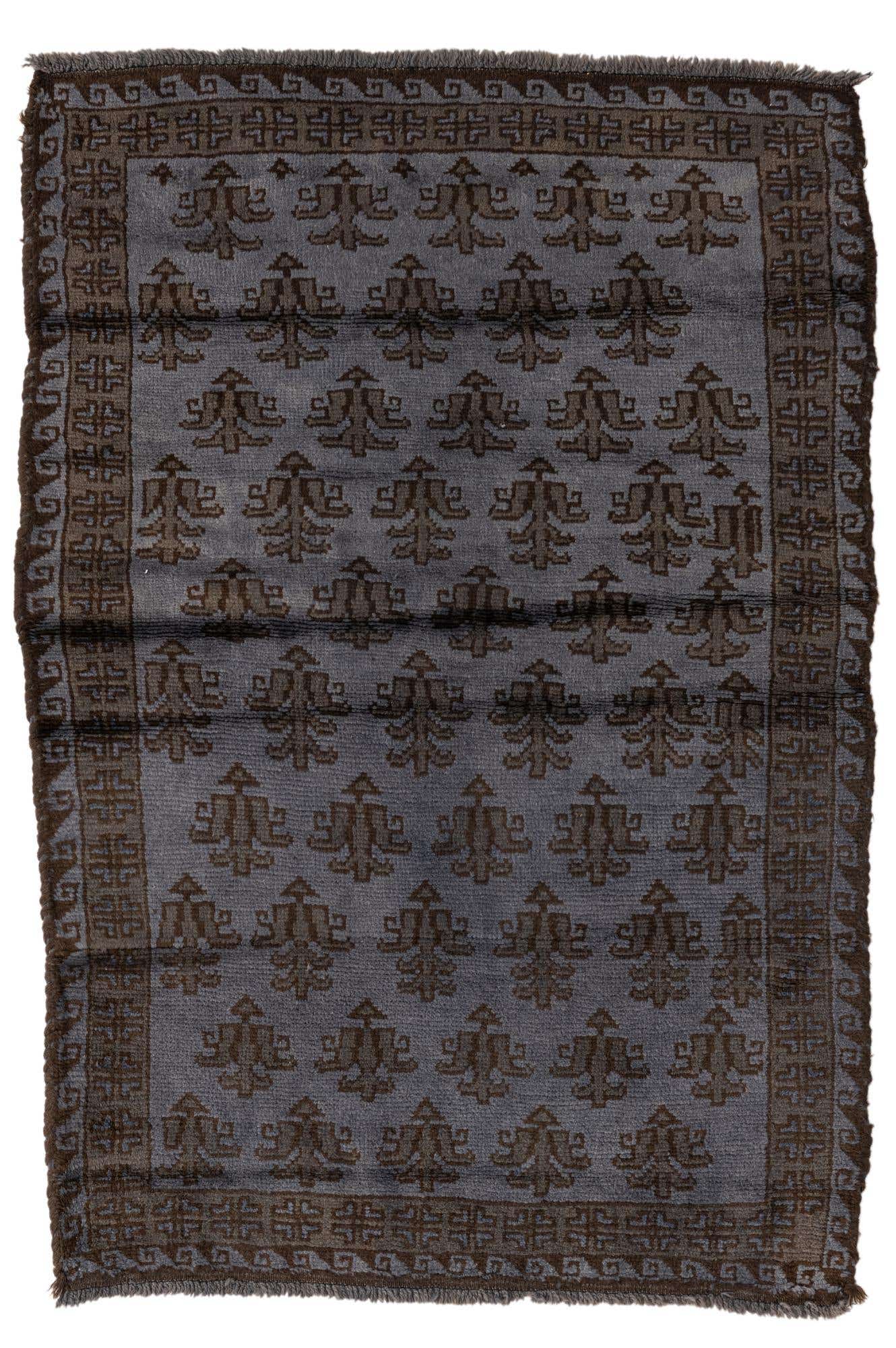 3' x 4' 3 Hand Knotted Balouch Wool Rug