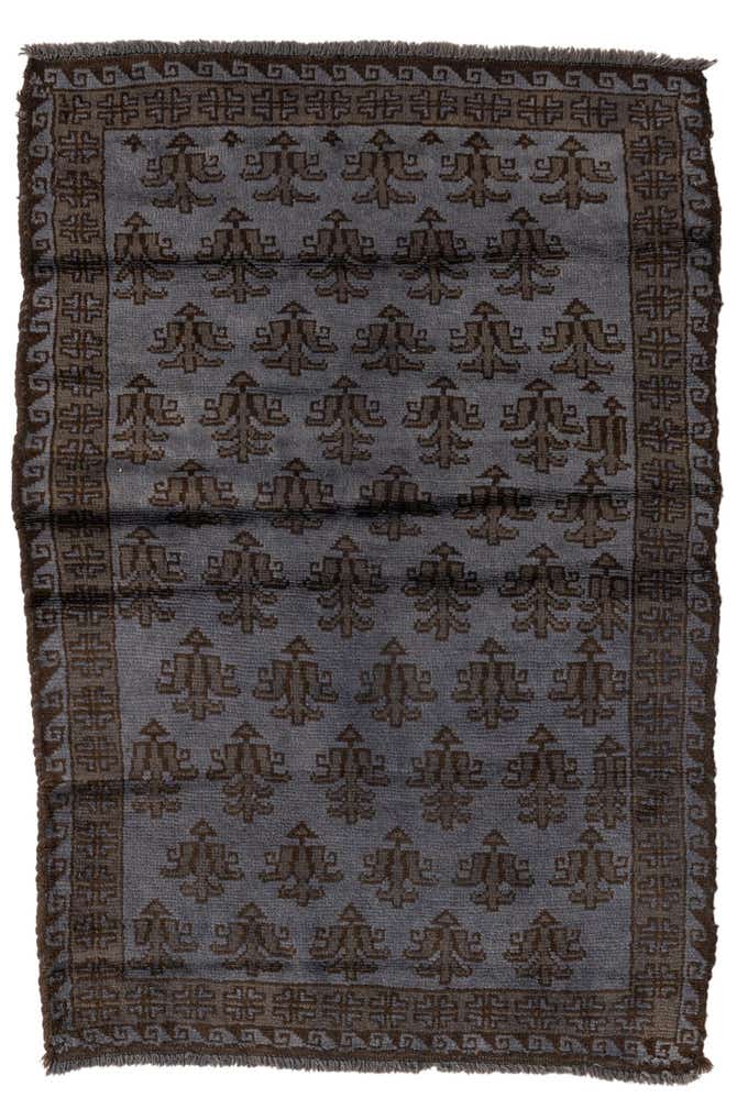 3' x 4' 3 Hand Knotted Balouch Wool Rug