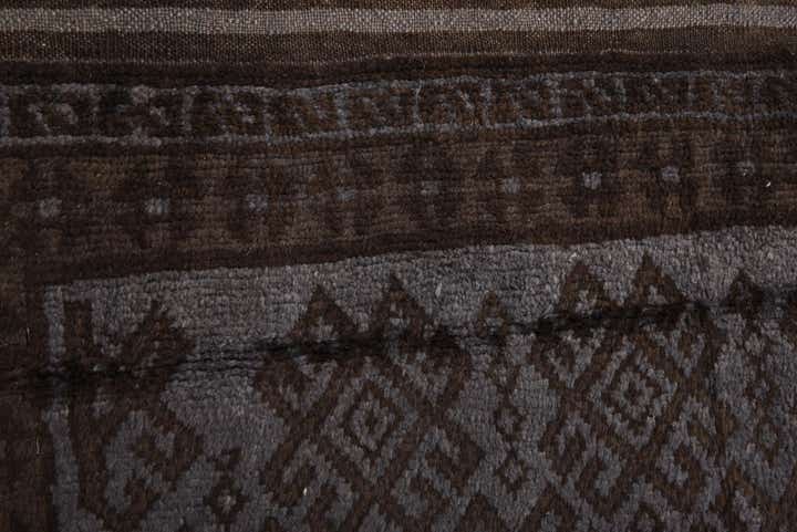 3' 4 x 4' 9 Hand Knotted Balouch Wool Rug