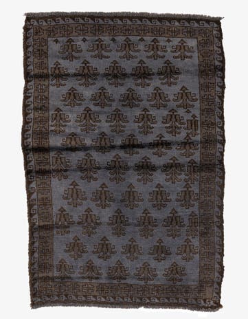 3' x 4' 3 Hand Knotted Balouch Wool Rug