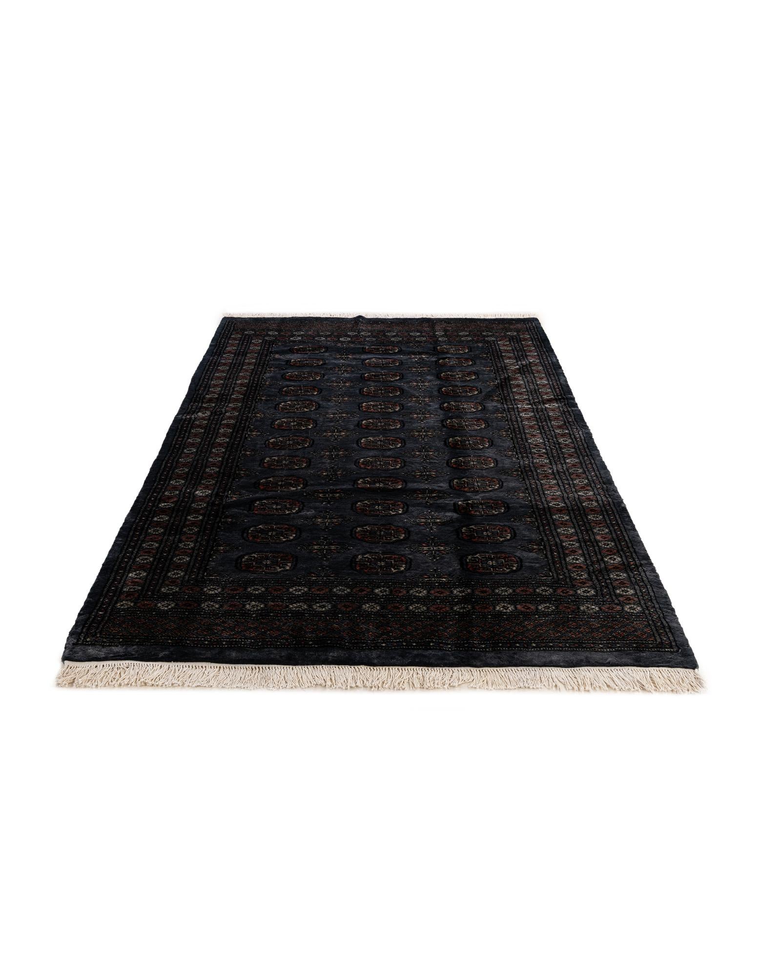 5' 3 x 8' Hand Knotted Bokhara Oriental Wool Rug